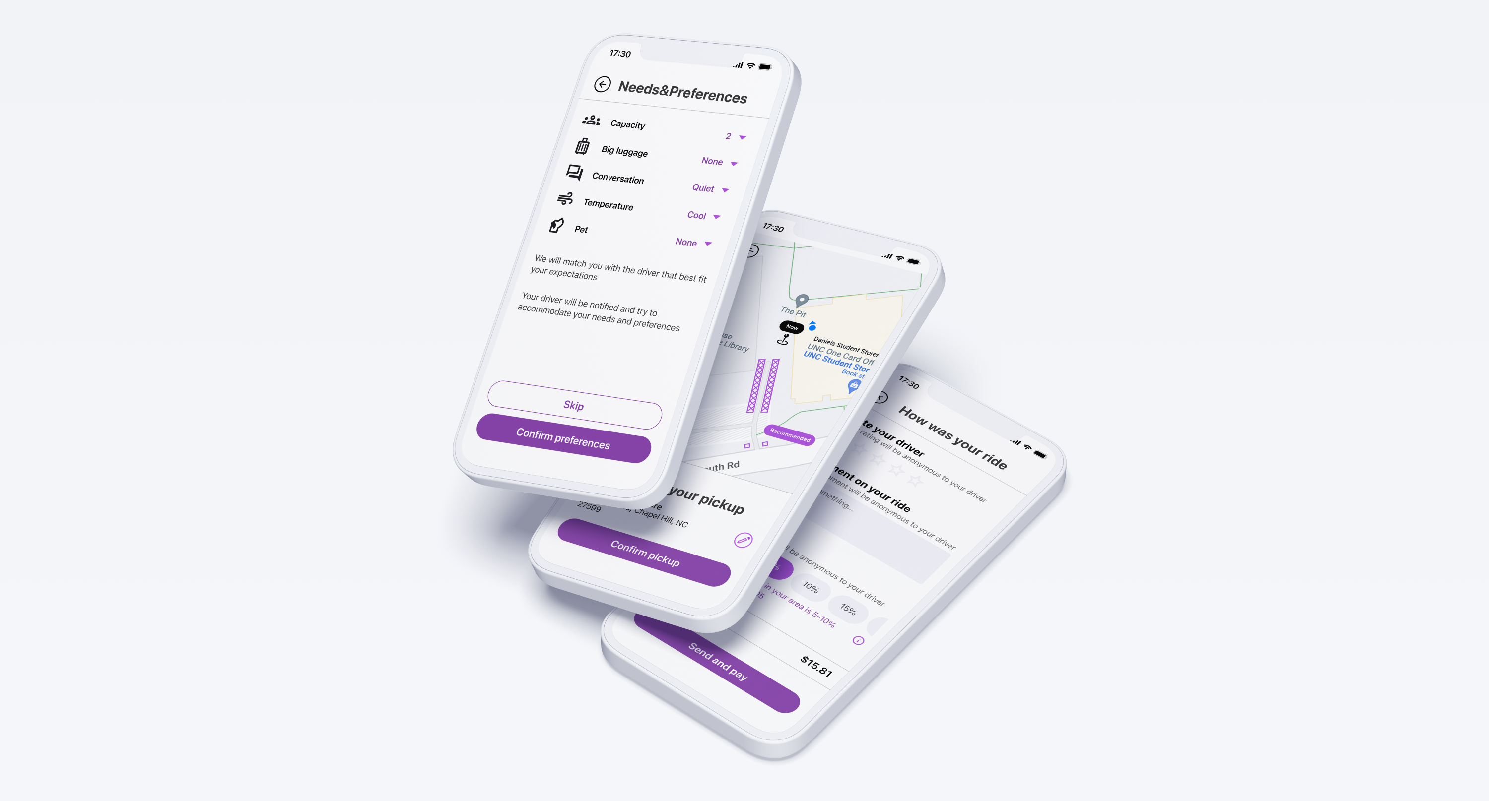 ridesharing app image